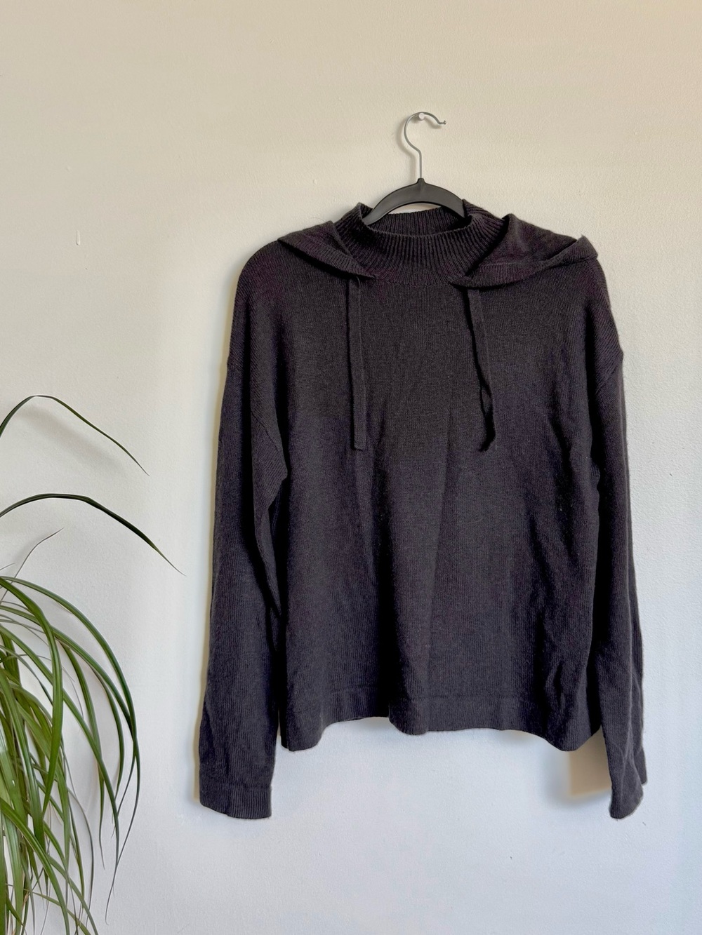 Wool Mix Knit Hoodie Sweater - SeaSalt Cornwall